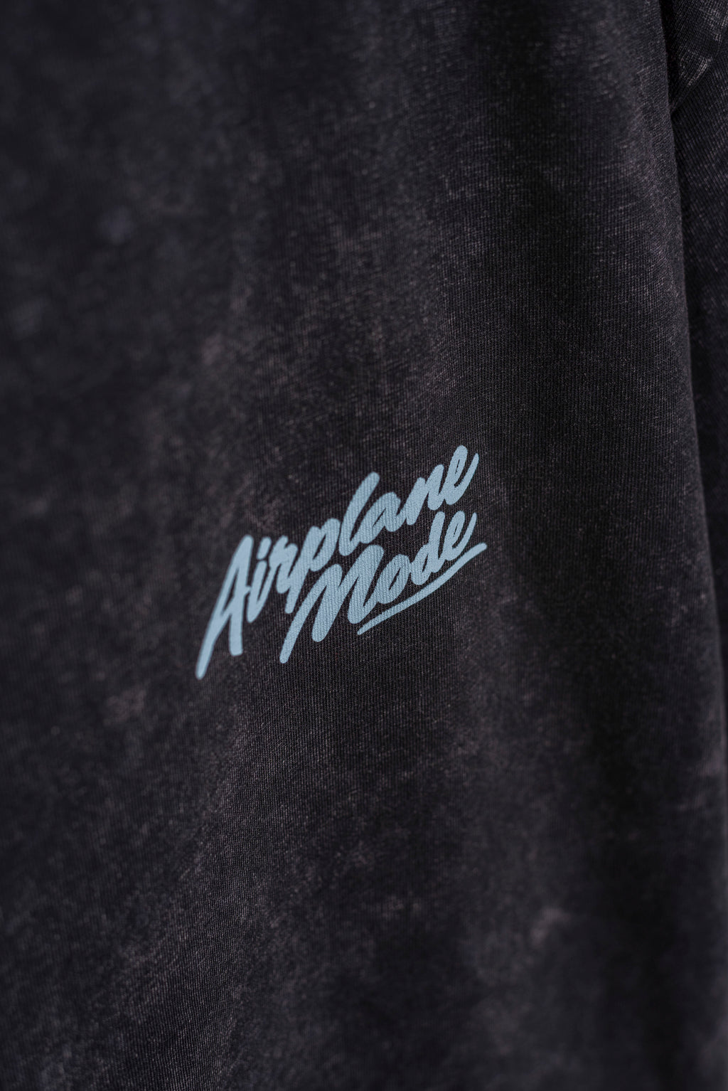 Remera Oversize Airplane Mode Negra