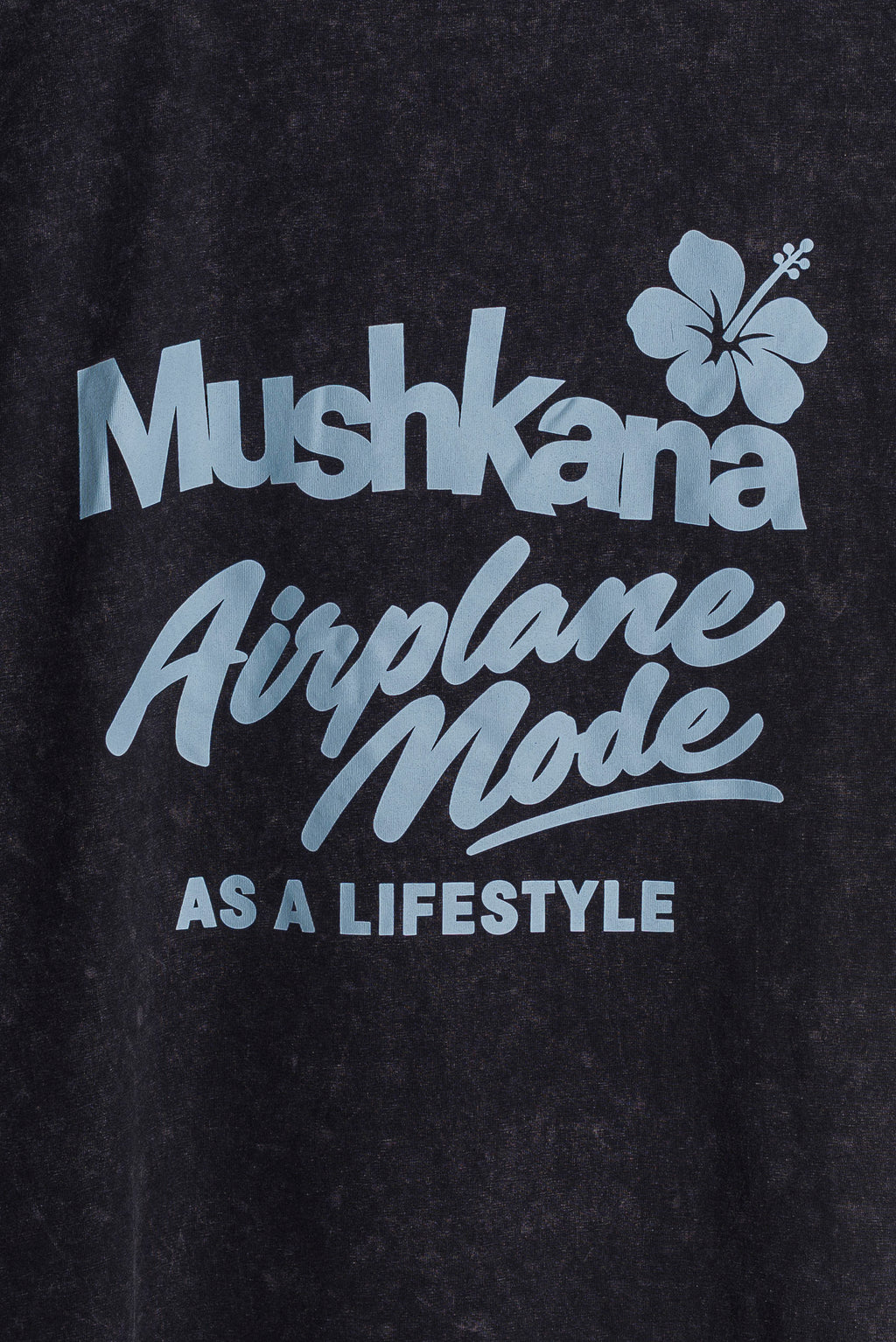 Remera Oversize Airplane Mode Negra