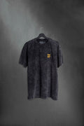 Remera Negra Washed Classic Why Not