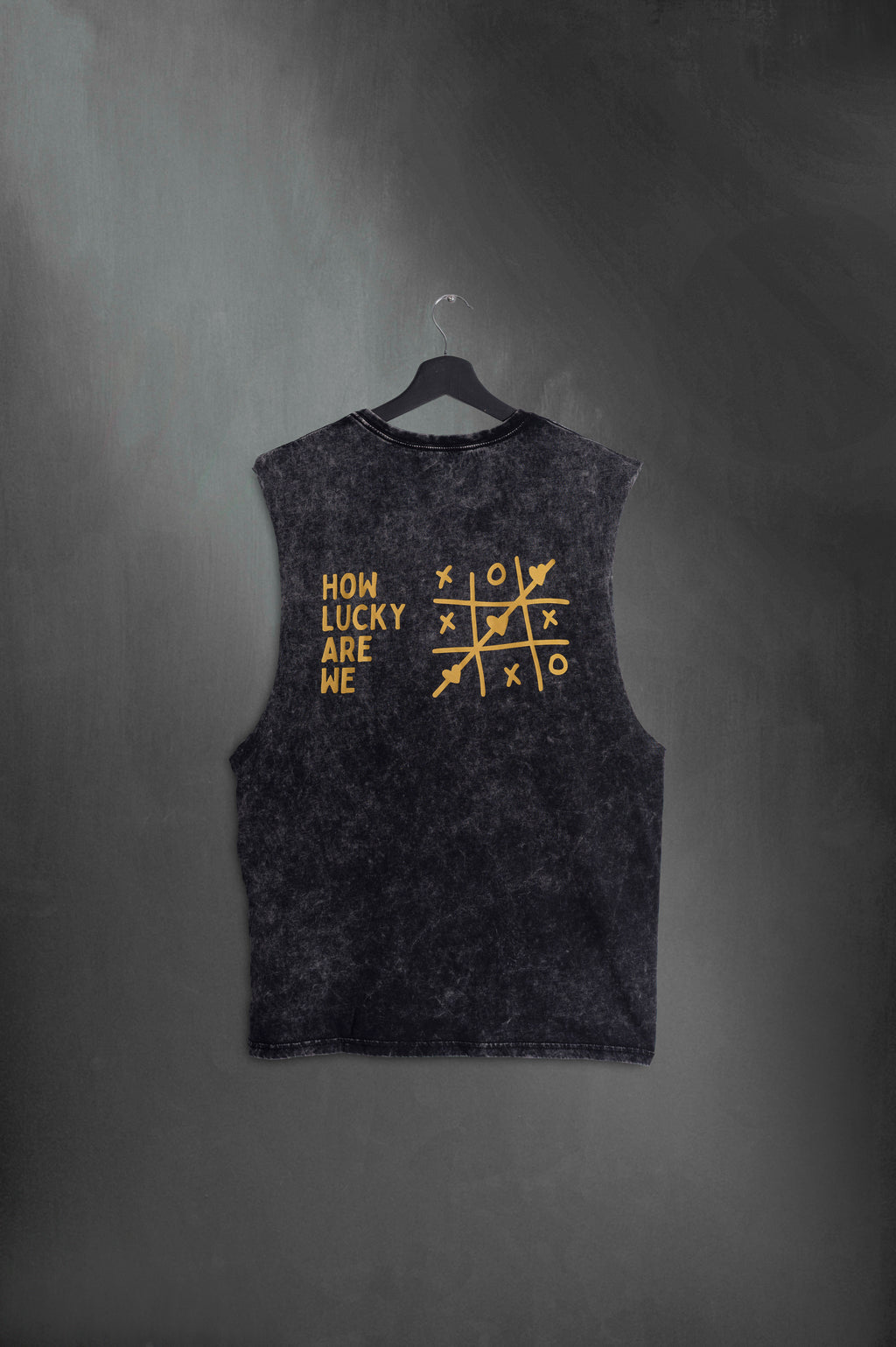 Musculosa Black Washed tatetí