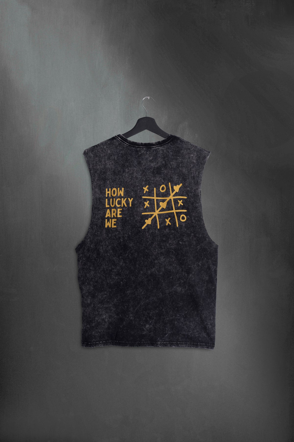 Musculosa Black Washed tatetí