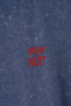 Remera Oversized Blue Washed Why Not