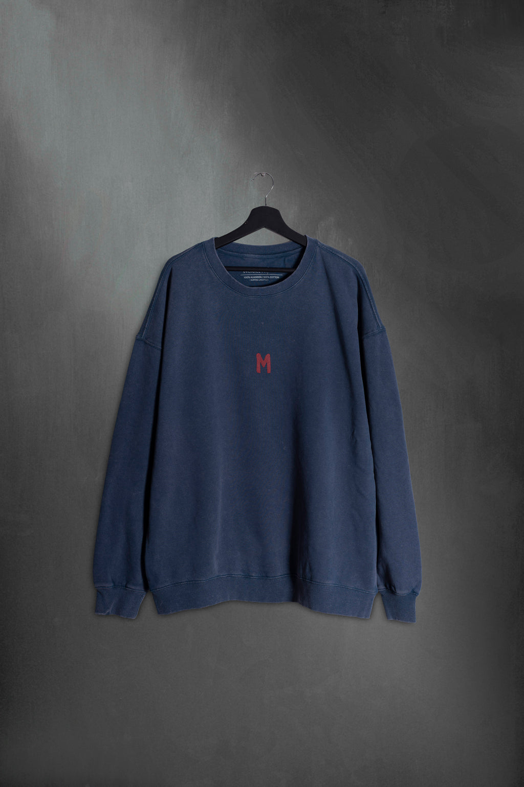 Buzo Crew Azul Washed Tateti
