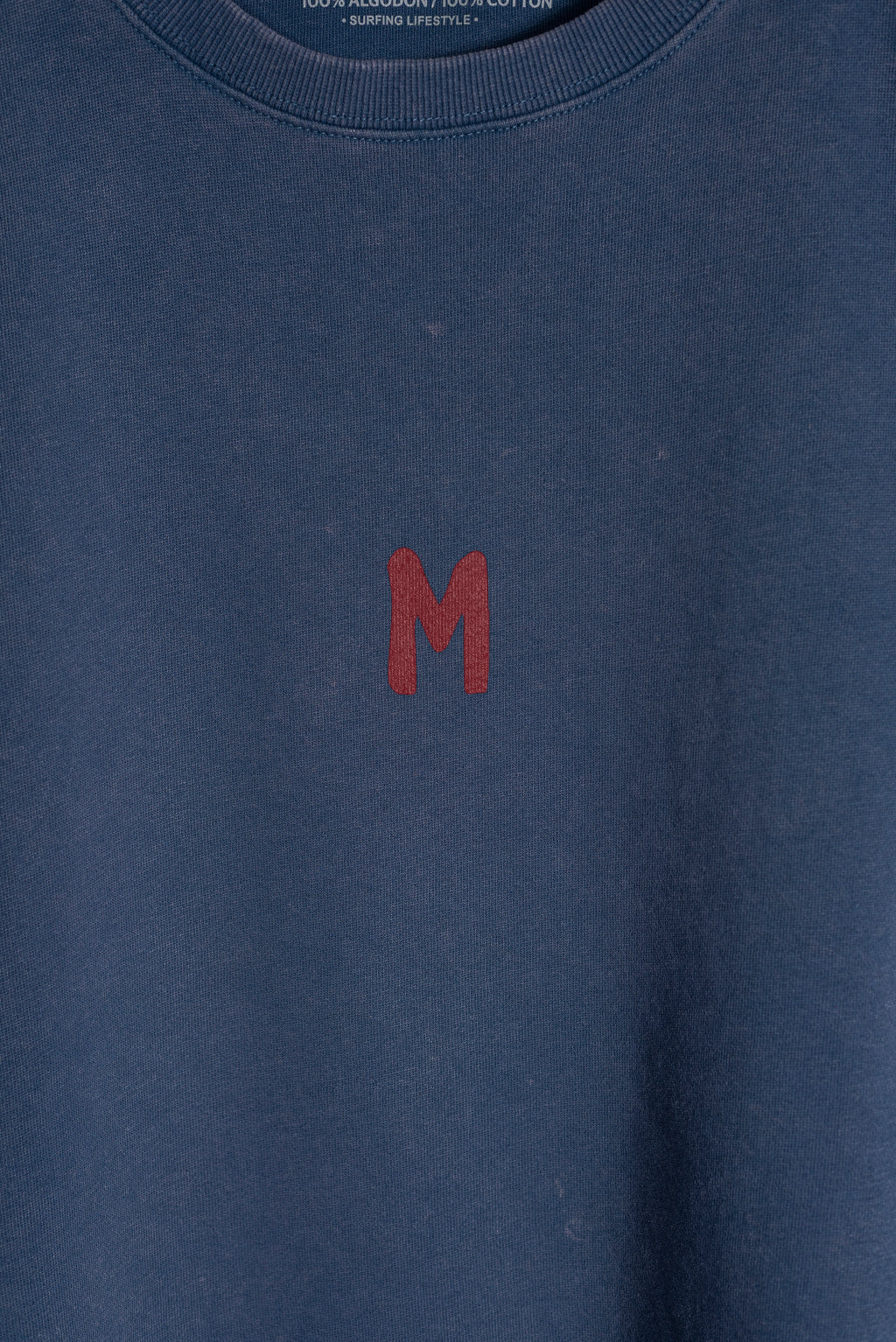 Buzo Crew Azul Washed Tateti
