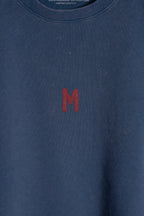 Buzo Crew Azul Washed Tateti