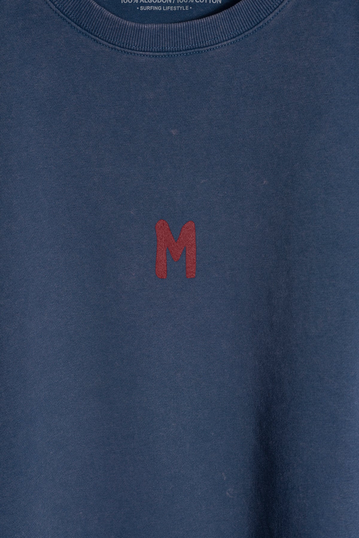 Buzo Crew Azul Washed Tateti