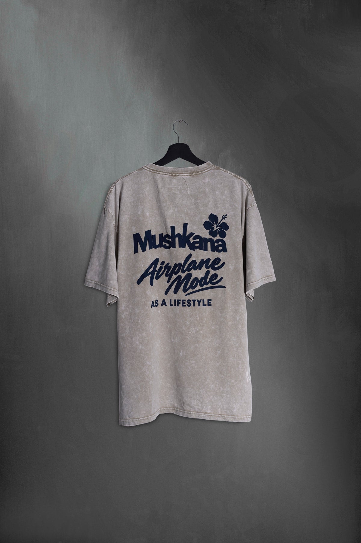 Remera Oversize Kahki Airplane Mode