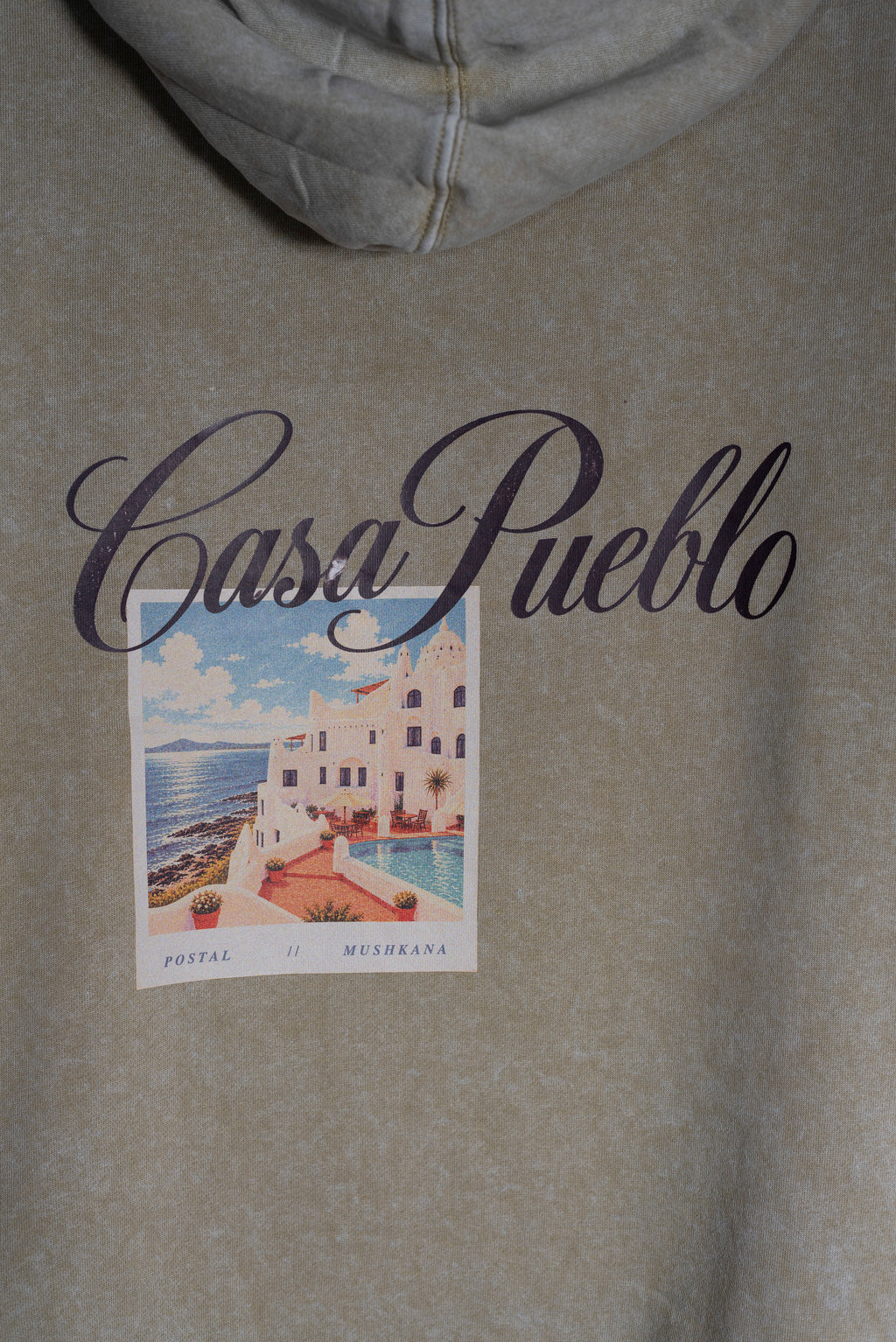 Hoodie Khaki Casa Pueblo