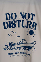 Remera Vainilla Oversized Do Not Disturb