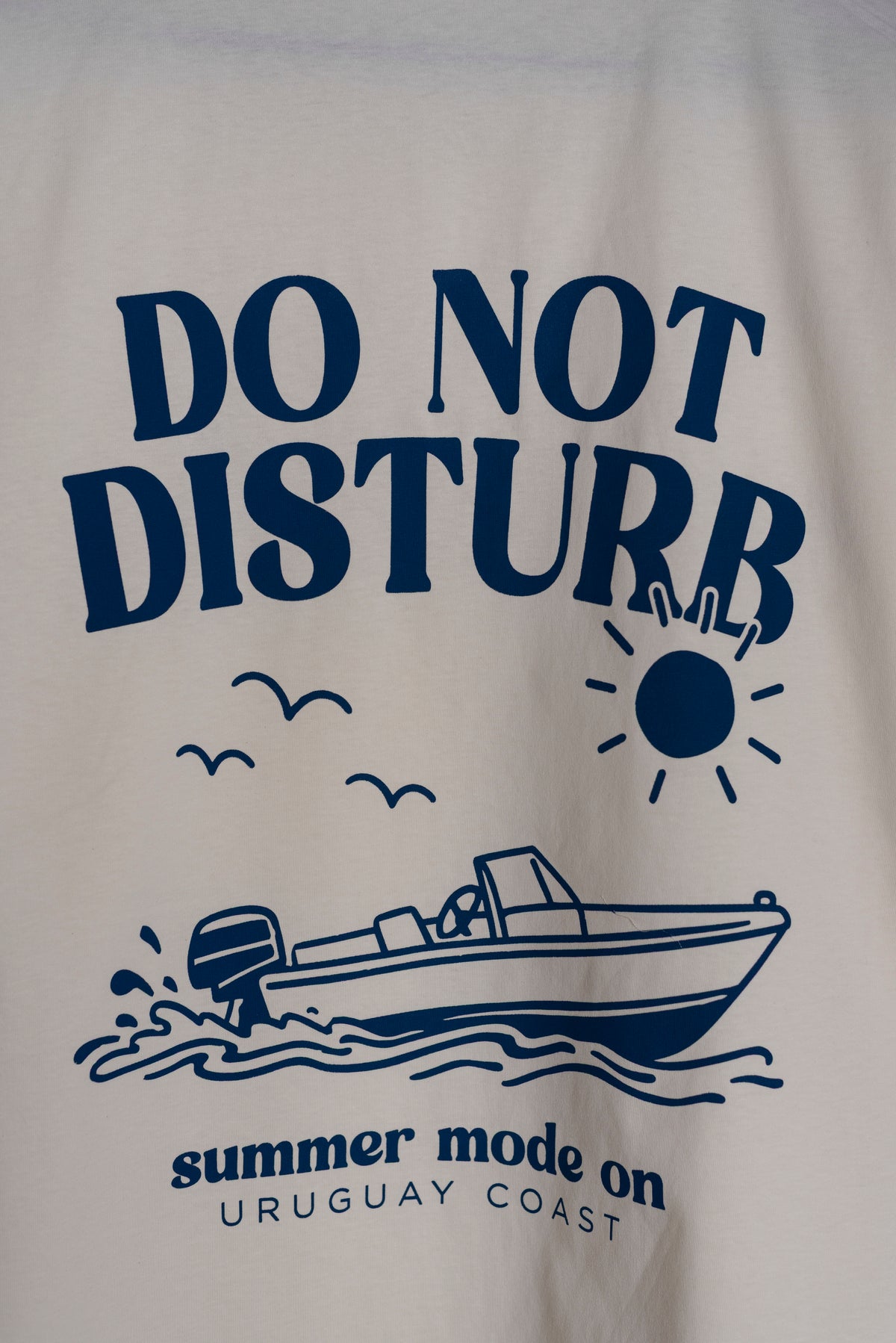 Remera Vainilla Oversized Do Not Disturb