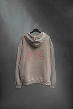 Hoodie Oversized Khaki Washed Tateti