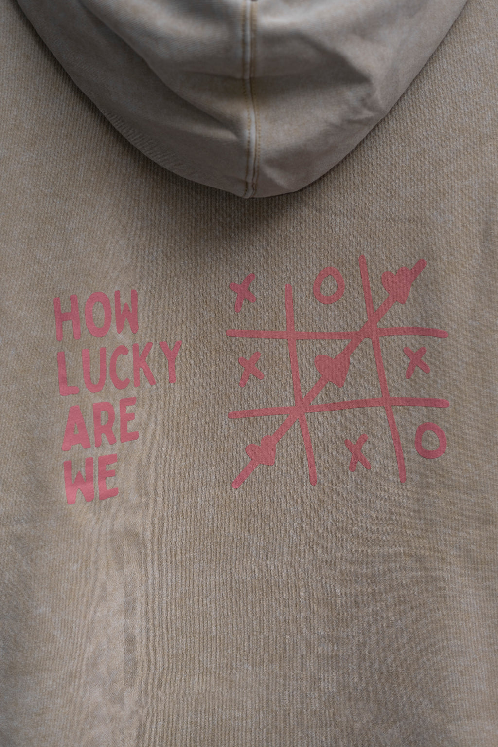 Hoodie Oversized Khaki Washed Tateti