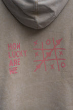 Hoodie Oversized Khaki Washed Tateti