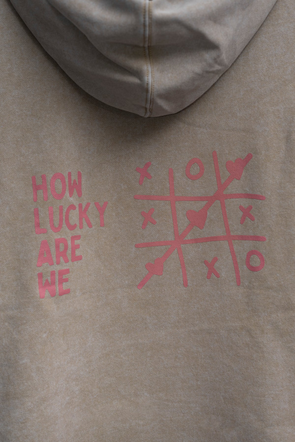 Hoodie Oversized Khaki Washed Tateti