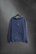 Hoodie Oversized Azul Washed Tatetí