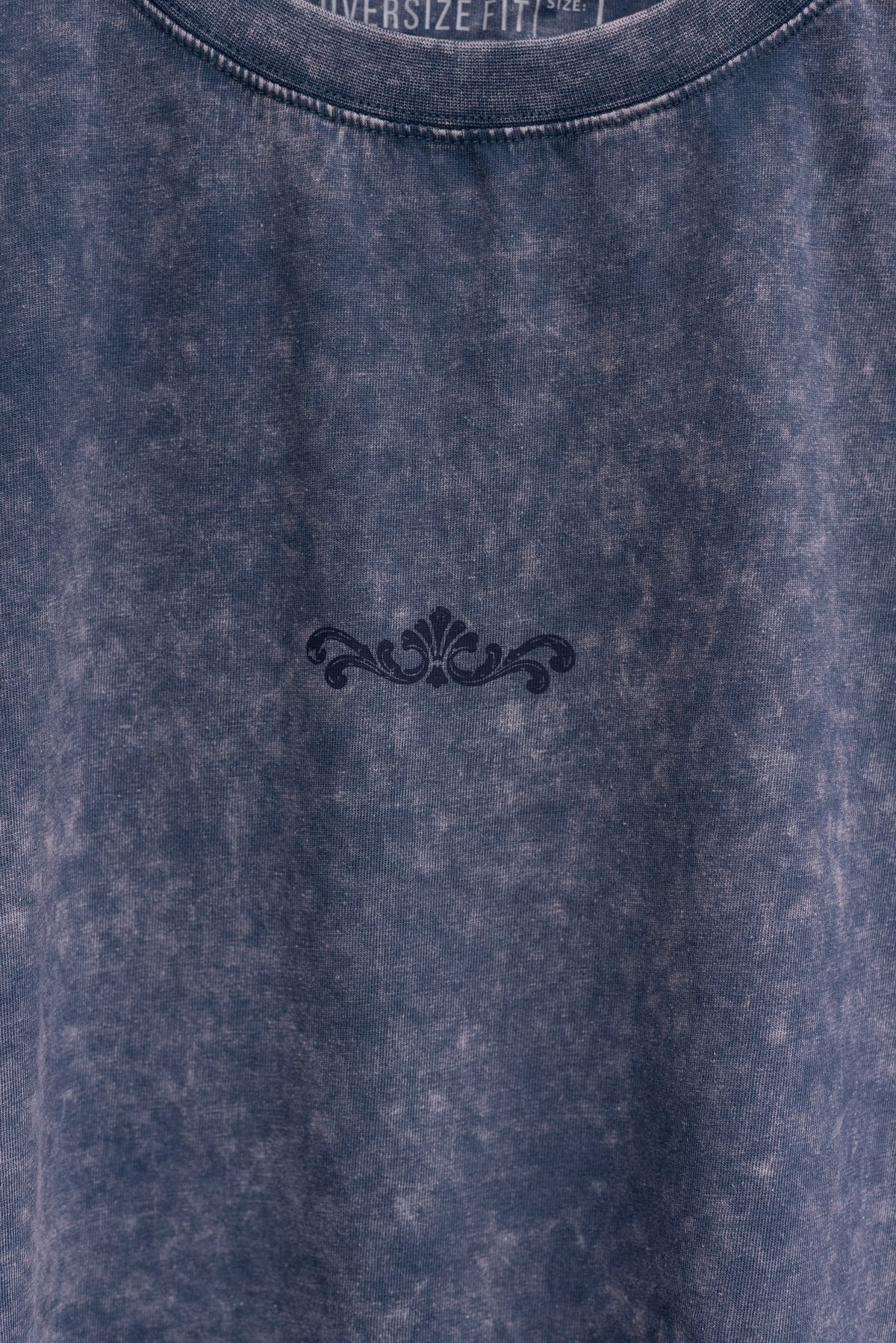Remera Oversized Blue Washed Horizon