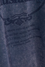 Remera Oversized Blue Washed Horizon