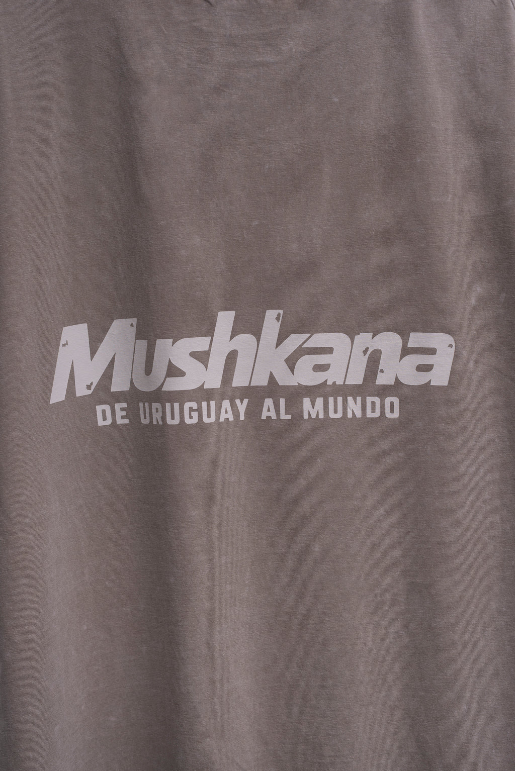 Remera Oversized Khaki Mushkana