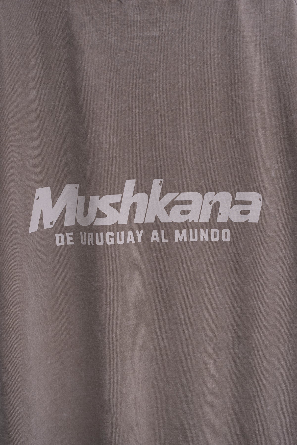 Remera Oversized Khaki Mushkana