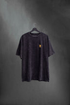 Remera Oversized Negra Washed Tatetí
