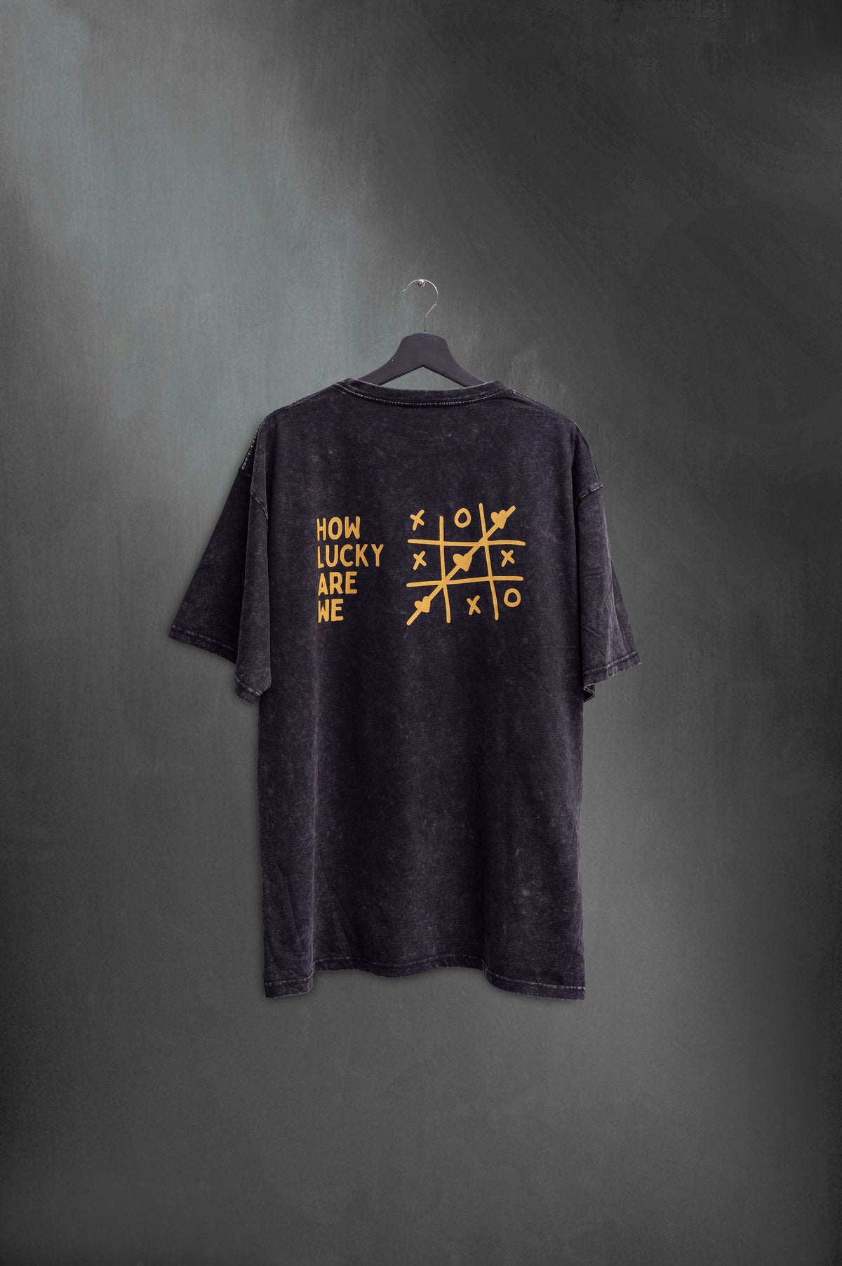 Remera Oversized Negra Washed Tatetí