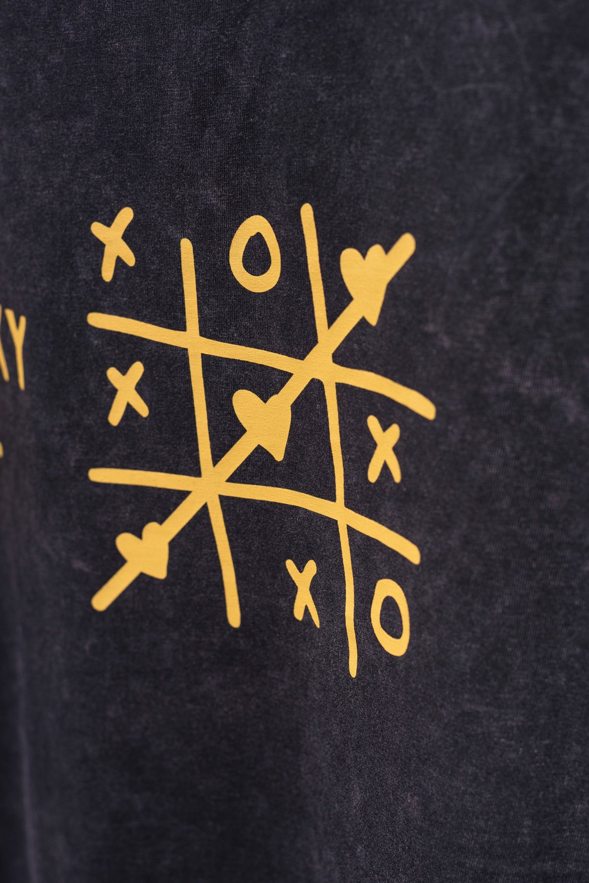 Remera Oversized Negra Washed Tatetí