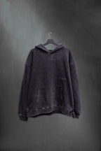 Hoodie Oversized Negro Washed Mushkana