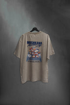 Remera Oversize Kahki Washed Café Mirador