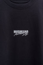 Remera Oversize Black Mirador Café