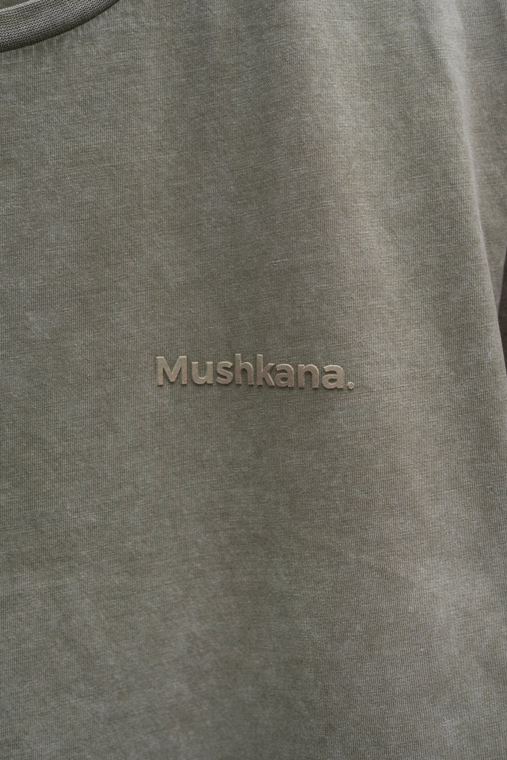 Remera Classic Khaki Washed Básica