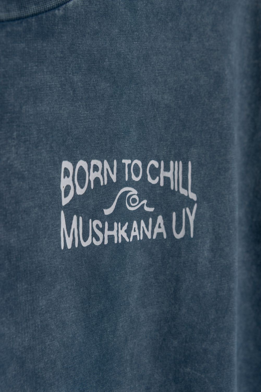 Remera Over Blue Washed Hand to Chill ss