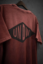 Remera Shape Red Washed