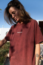 Remera Arista Red Washed