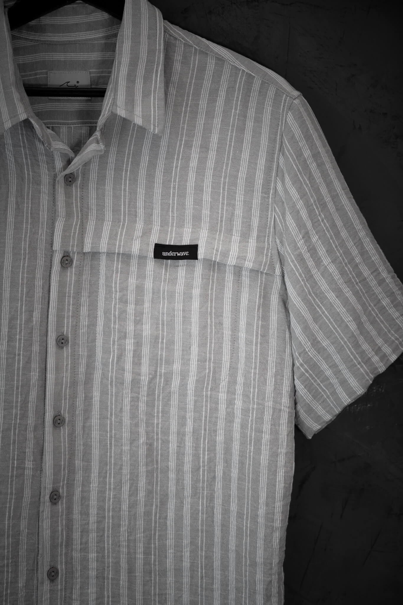 Camisa Rayada Shade Grey