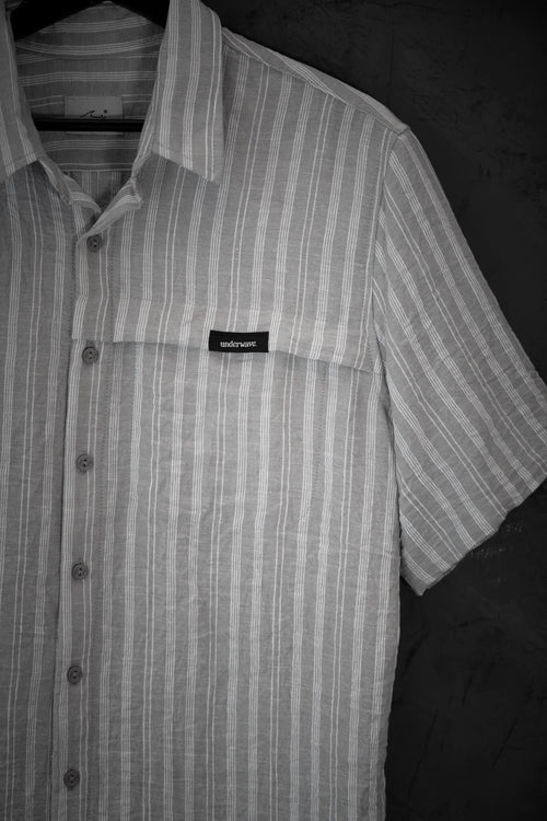 Camisa Rayada Shade Grey