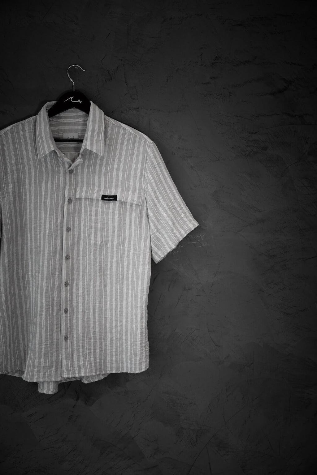 Camisa Rayada Shade Grey