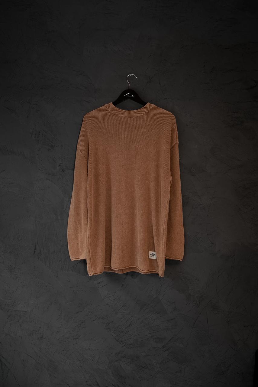 Sweater Maglia Camel Washed