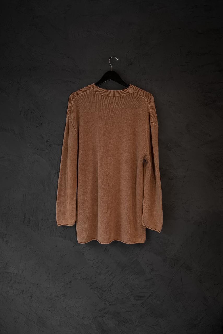 Sweater Maglia Camel Washed