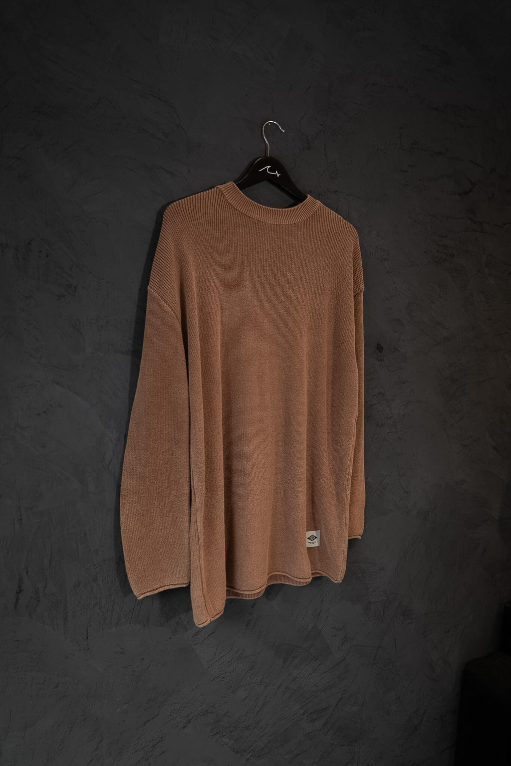 Sweater Maglia Camel Washed