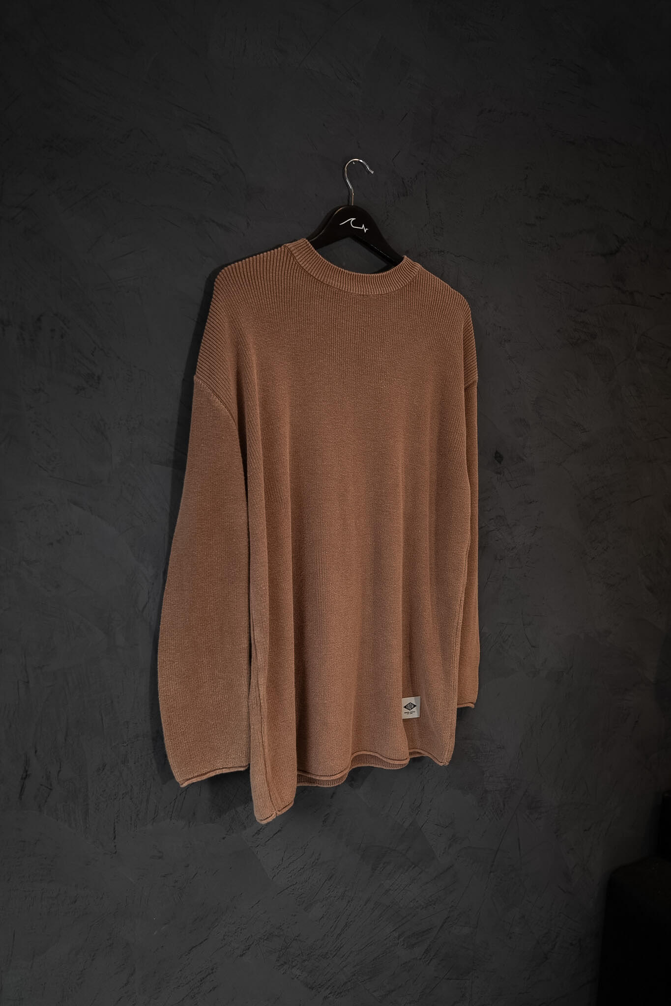 Sweater Maglia Camel Washed