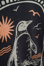 Hoodie Oversize Black Pingui