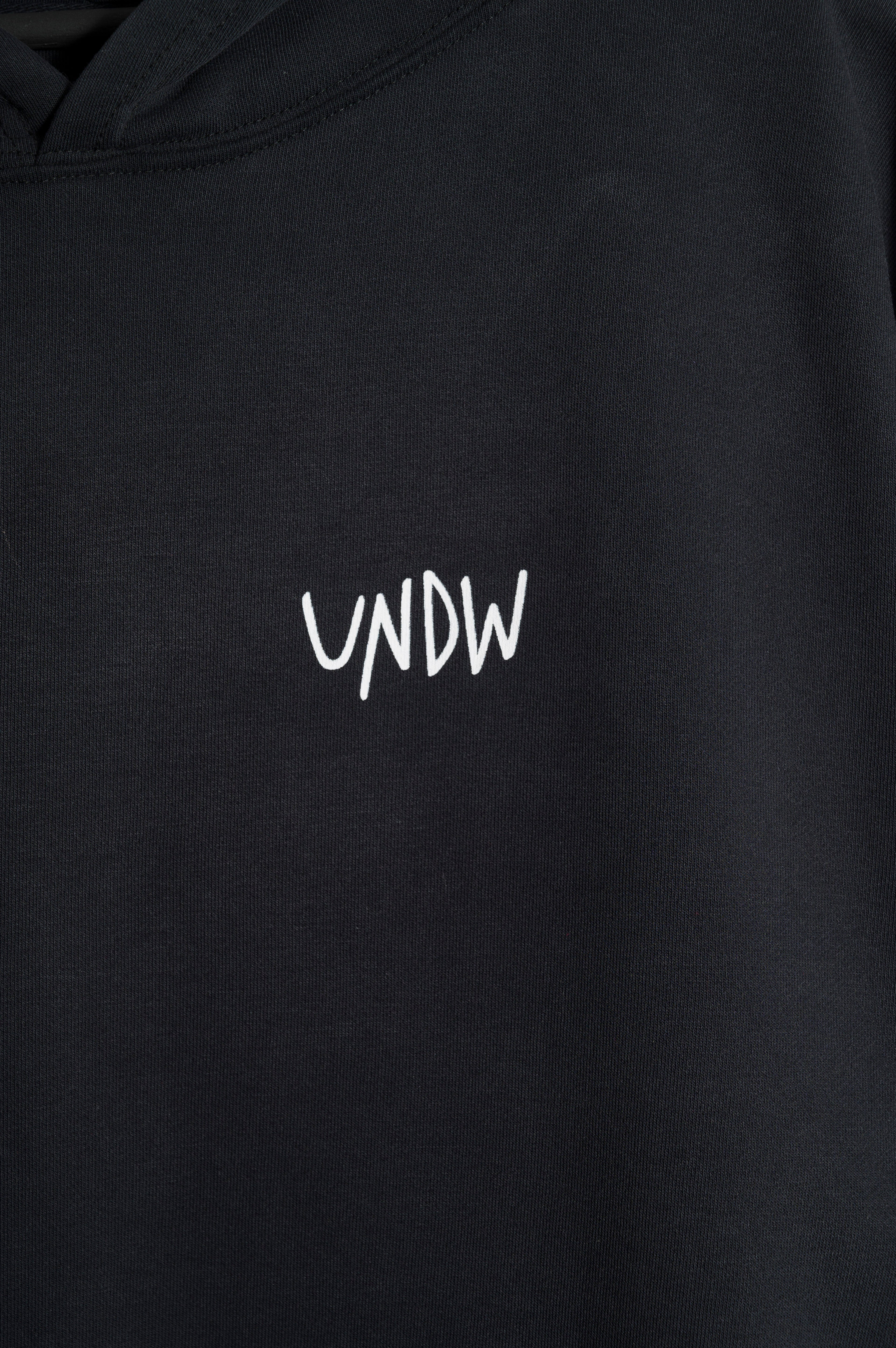 Hoodie Simplicity Black Washed