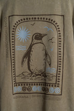 Remera Oversize Grey Washed Pingui