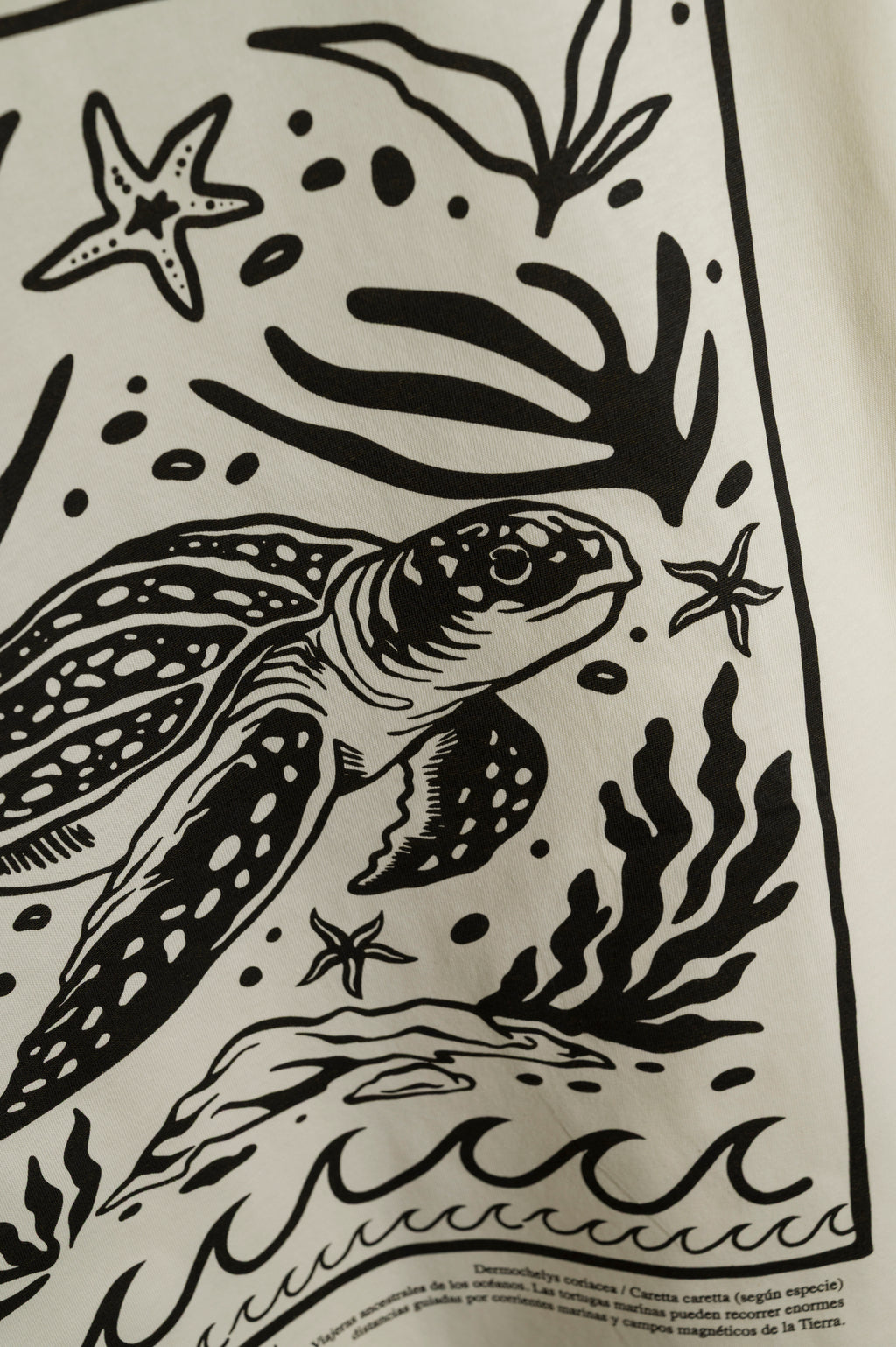 Remera Oversize Vainilla Tortuga