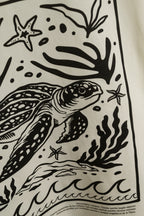Remera Oversize Vainilla Tortuga