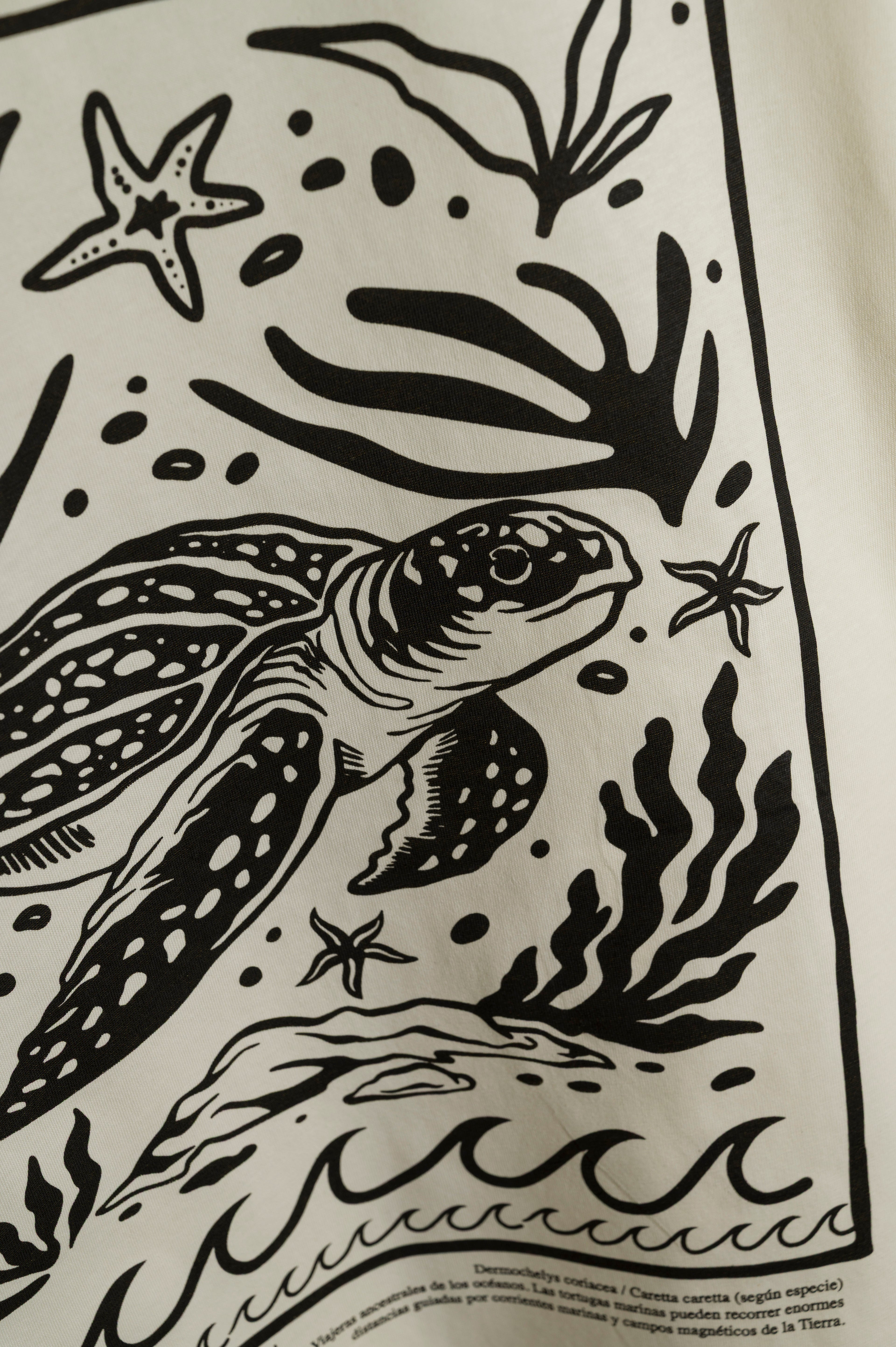 Remera Oversize Vainilla Tortuga