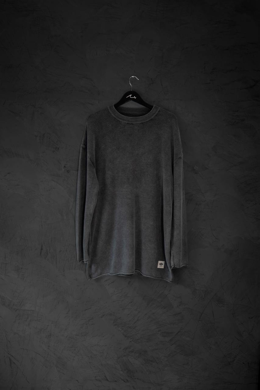 Sweater Tessuto Grey Washed